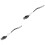 2Pièces Sifflet Camping Acier Noir Durable Fort Pour Arbitre 1