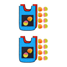 2Pièces Veste Collante Multi Couleurs, Accessoire Jeu Enfants Solide