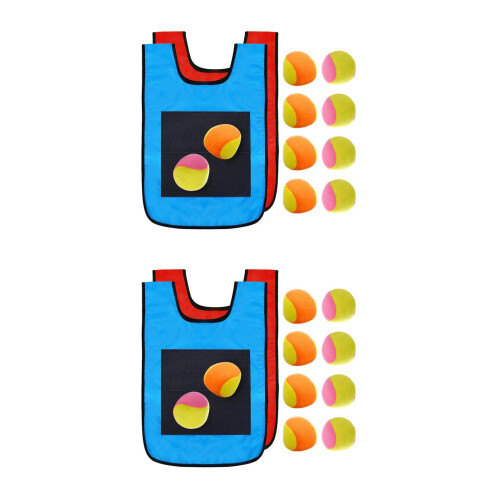 2Pièces Veste Collante Multi Couleurs, Accessoire Jeu Enfants Solide