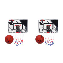 2Sets Indoor Mini Basketbal Hoepel, Gekleurde Kunststof Kids Speelgoed