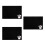 3Stk Schwarze Silikon Barber Organizer Matte Für Styling Tools 6