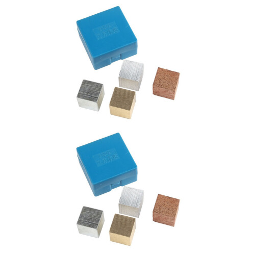 2Sets Scientific Experiment Cube Blocks Assorted Color for Lab Use