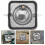 3Pièces Cache Ventilation Murale Inox Pour Sécheuse Cuisine 10