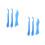 2Sets Plastic Stained Glass Foiling Tool Blue for Crafting and DIY Use 6