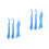 2Sets Plastic Stained Glass Foiling Tool Blue for Crafting and DIY Use 8