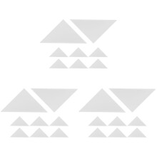 24Pièces Protège-Bords Triangulaires En -Foot