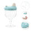 3Pièces Gobelet Bébé Multi-Usage Anti-Renversement 9