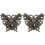 4Pièces Loquets Pour Bois Vintage Marron 1