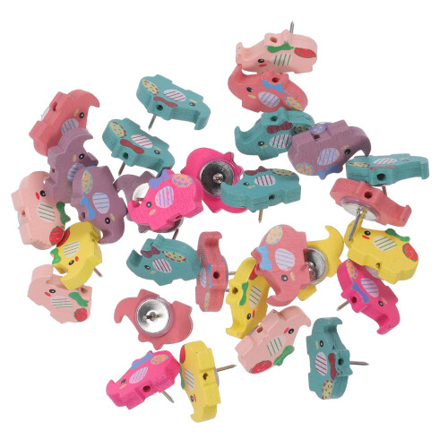 90Pièces Épingle Mignonne En Bois Pour Tableau Et