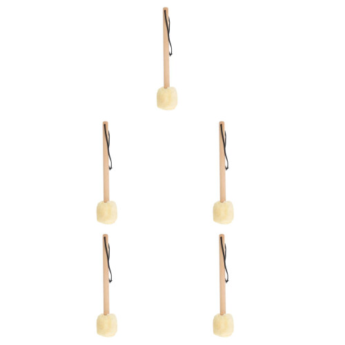 5Pièces Maillets Percussion Bois Antidérapante Multicolores
