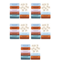 300Pièces Étiquettes Couture En Cuir Tissu Colorées Accessoires DIY