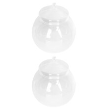 2Sets Decorative Glass Storage Bottle for Micro Landscape DIY