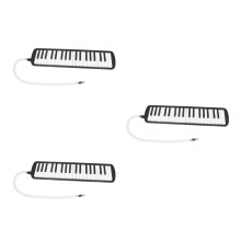 3Pièces Mélodica 37 Notes Noir Portable Avec Étui Pratique