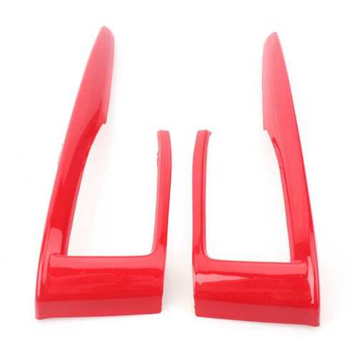 2Pcs Car Red Gear Shift Panel Frame Trim Cover for   10Th Gen 2016 2017 2018 2019 2020 2021