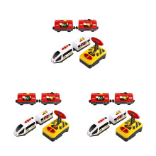 3Sets Kindertrein Set Rc Speelgoed Assorti Kleuren Plastic