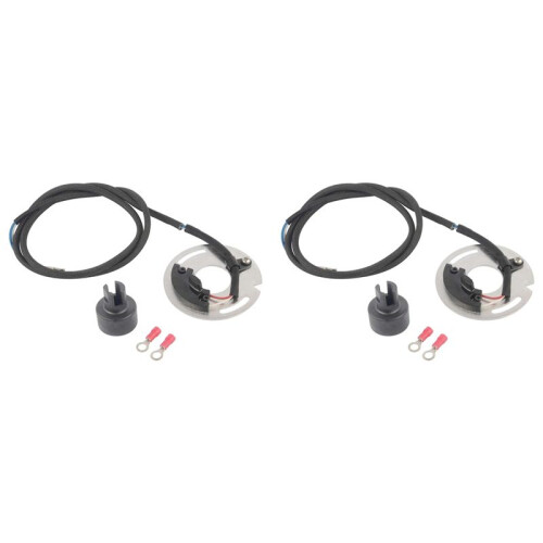 2X DS6-1 Electronic Ignition System Dual Ignition Coil Set for  1970-1998