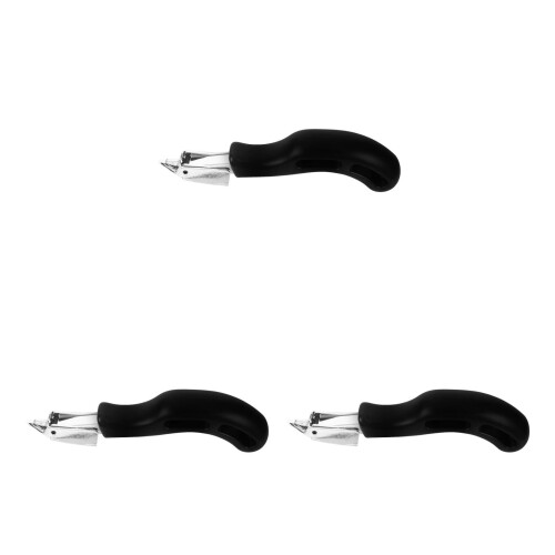 3Pièces Outil De Retrait D'agrafes Noir Pour Bricolage