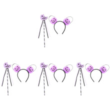 4Ensembles Accessoires Cheveux Halloween Violet Tête Cosplay