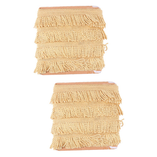 2Pièces Garniture Frangée Pour Rideaux Couture