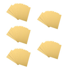 50Pcs Golden Sublimation Aluminum Metal Blanks for Photo Transfer DIY