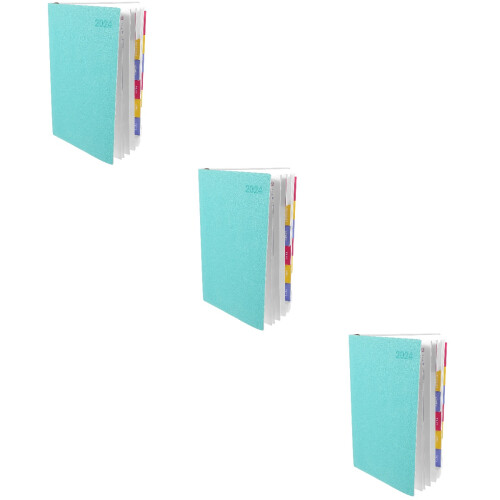 3Pièces Planificateur Pratique 2024 Vert -Notes