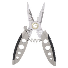 16 in 1 Electrician Pliers - 7 Inch Multi-Function Cable Stripper Gray