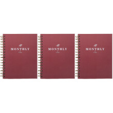 3St Donkerrode Notitieboek Planner Voor Studenten Stijlvol En