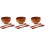 3Ensembles Ensemble Bols Bois Marron Profonds Pour Salade Fruit & Service 1