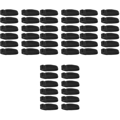 48Pièces Sangles En Nylon Réutilisables Pour Câbles Noirs À La Maison