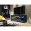 TV Unit Shine 160cm - Black with Gloss Doors and LED Lights 2