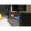 TV Unit Shine 160cm - Black with Gloss Doors and LED Lights 3