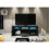 TV Unit Shine 160cm - Black with Gloss Doors and LED Lights 6