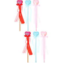 6Pièces Baguettes De Paillettes Multicolores Pour Cosplay