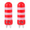 2Pcs Red Plastic Knitting Mini Spool Machine DIY Rope Knitter 1