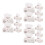 3St Bamboe Gezichtsdoek Wegwerp Droog Multifunctioneel Wit 10