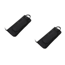 2St Draagbare Drumstick Tas Oxford Stof Zwart Handige Opbergtas