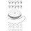 2Sets DIY Schmuckketten Eisen Mit Hummerverschluss in Silber 10