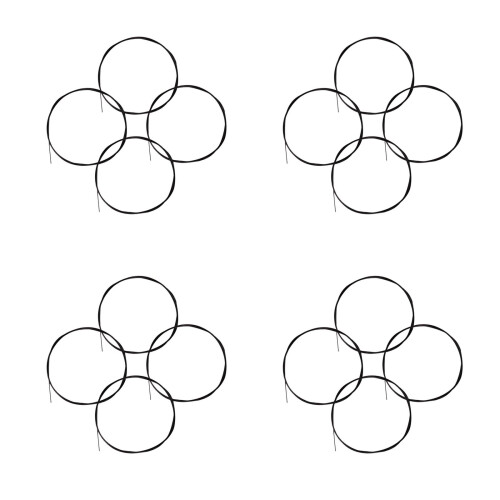 16Pièces Cordes Nylon Stables Pour Ukulélé Accessoires Instrument