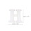 8Pièces Lettres En Bois Blanches DIY Décorations Bords Lisses 10