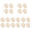 20Stk Duschpuff Badeblumen Beige Und Langlebig Für Bad 2