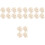 20Stk Duschpuff Badeblumen Beige Und Langlebig Für Bad 4
