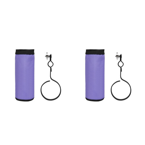 2Pièces Sac De Rangement De Batterie Oxford Violet Robuste