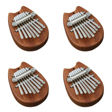 4St Mini Multi Kalimba 8 Toetsen Piano Muziekinstrument
