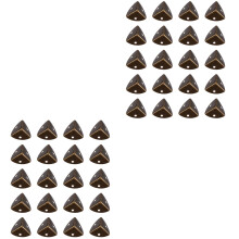 40Pièces Protections D’angle Bois Vintage Pour Coffres