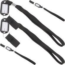 12St Ergonomische Cane Polsriem Zwart Nylon Wandelstok Accessoires