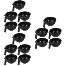 15Pcs Salon Hair Color Bowls Black Hair Dye Mixing Tint Bowls