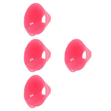 4St Papegaaien Kegel Kraag Roze Lichtgewicht Ademend Vogelherstel