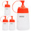 16Pcs Empty Squeeze Bottles for Salad Dressing and Sauces 9