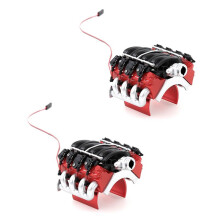 2pcs RC Car Upgrade DJV8 Engine Hood Radiator Fan for Trx4 RC Car Accessories