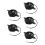 5Pièces Ventilateurs Refroidisseurs Durable Atv Beach Bike Noir 5